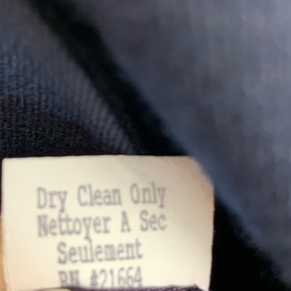 Vintage 80s 90s Talbots Blazer Double Breasted Gold Buttons Navy Blue 4P Wool - Picture 7 of 11